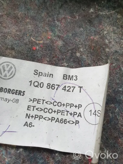 Volkswagen Eos Boczek / Tapicerka / bagażnika 1Q0867427T