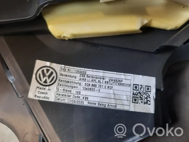 Volkswagen Arteon Inne części wnętrza samochodu 3G8885701E