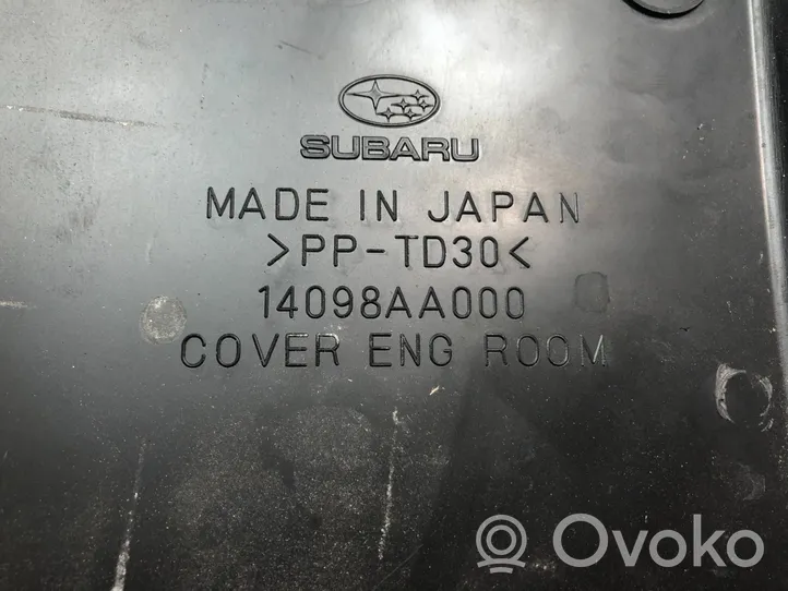 Subaru Outback Couvercle de boîte à fusibles 14098AA000