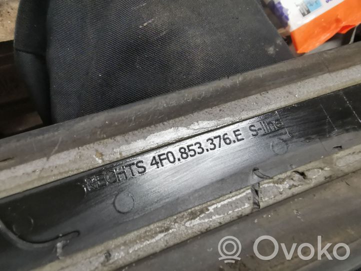 Audi A6 S6 C6 4F Galinio slenksčio apdaila (išorinė) 4F0853376E