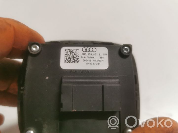 Audi Q7 4M Interruttore di controllo del sedile 4M0959861B