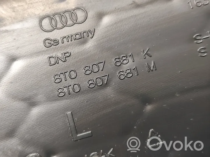 Audi A5 8T 8F Grille inférieure de pare-chocs avant 8T0807681K