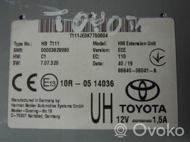 Toyota Corolla E210 E21 Amplificateur de son 8684006041A