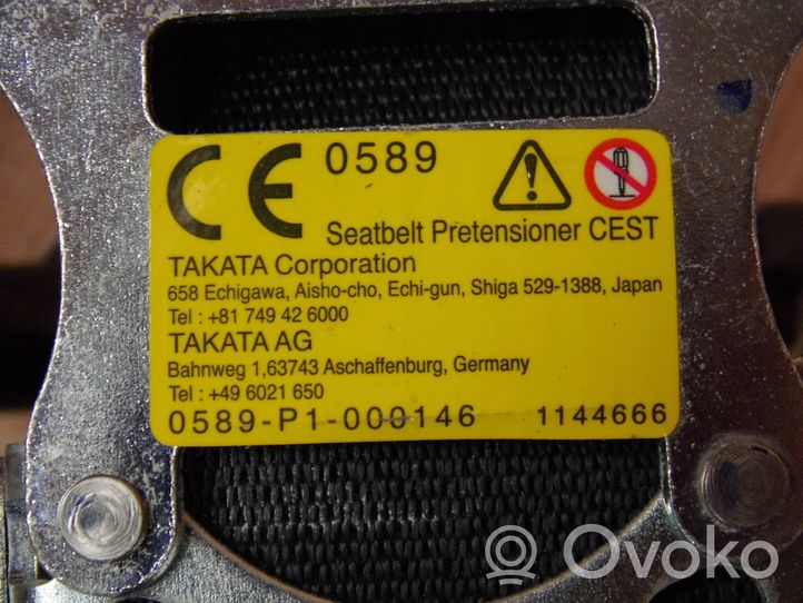 Mazda 3 III Ceinture de sécurité avant 0589P1000146