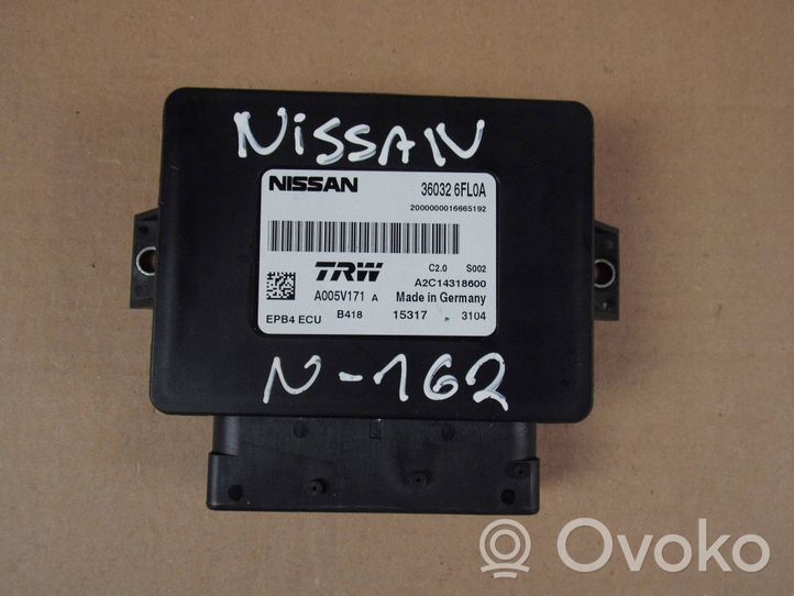 Nissan Qashqai Muut ohjainlaitteet/moduulit 360326FL0A