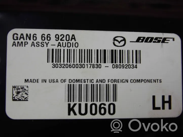 Mazda 6 Amplificateur de son GAN666920A