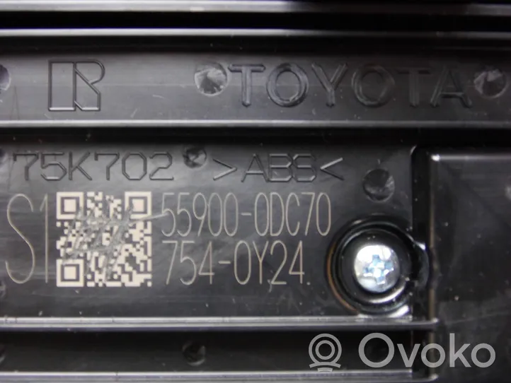 Toyota Yaris Cross Console centrale, commande chauffage/clim 559000DC70