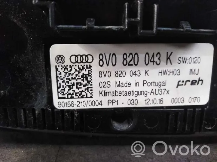 Audi Q2 - Unité de contrôle climatique 8V0820043K