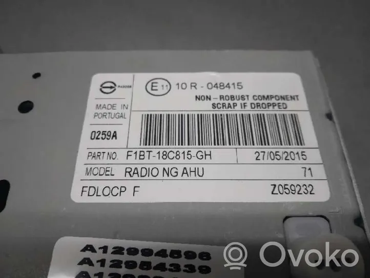 Ford Focus Hi-Fi-äänentoistojärjestelmä F1BT18C815GH