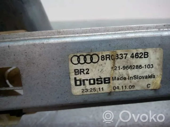Audi Q5 SQ5 Etuoven sähkökäyttöinen ikkunan nostin 8R0837462B