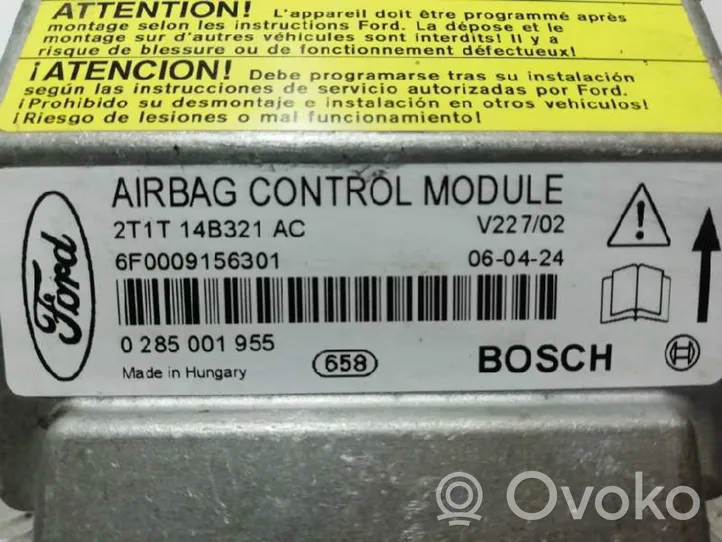 Ford Transit Module de contrôle airbag 2T1T14B321AC