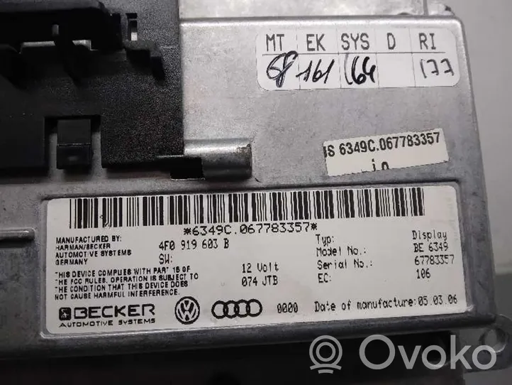Audi A6 S6 C6 4F Radija/ CD/DVD grotuvas/ navigacija 4E0035729