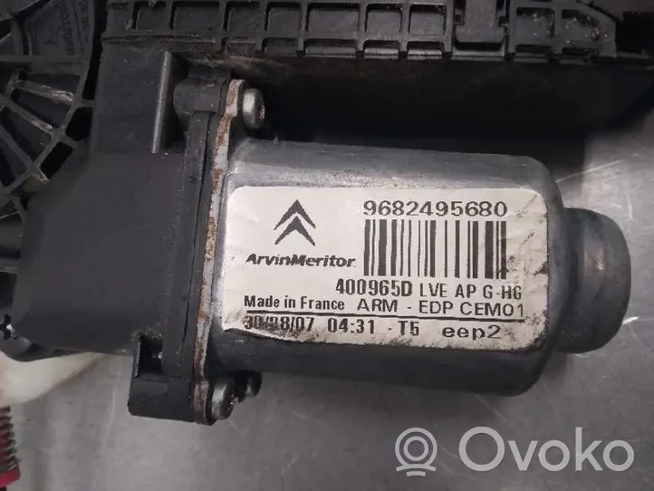 Citroen C4 I Picasso Regulador manual de la ventanilla delantera 9682495680