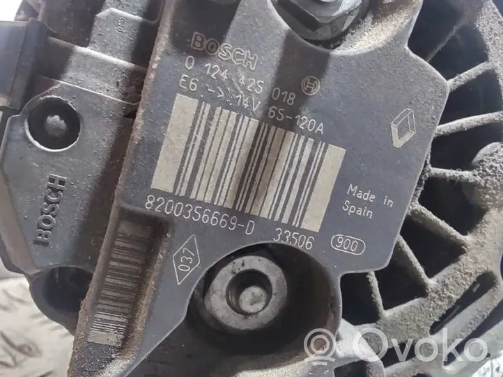 Renault Megane II Alternator 0124425018