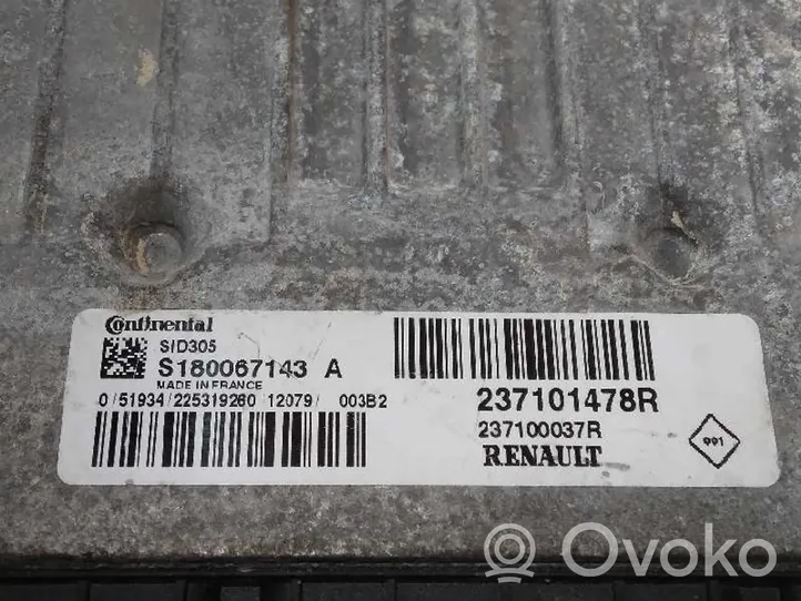 Renault Fluence Sterownik / Moduł ECU 237101478R