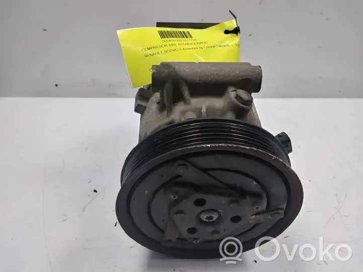 Renault Scenic RX Ilmastointilaitteen kompressorin pumppu (A/C) 8200470242