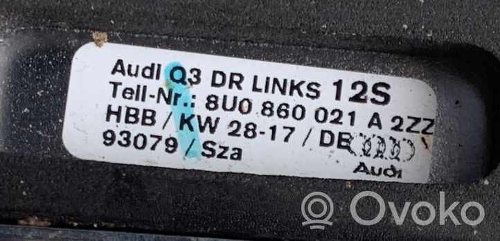 Audi Q3 8U Продольные стержни крыши "рога" 8U0860021A