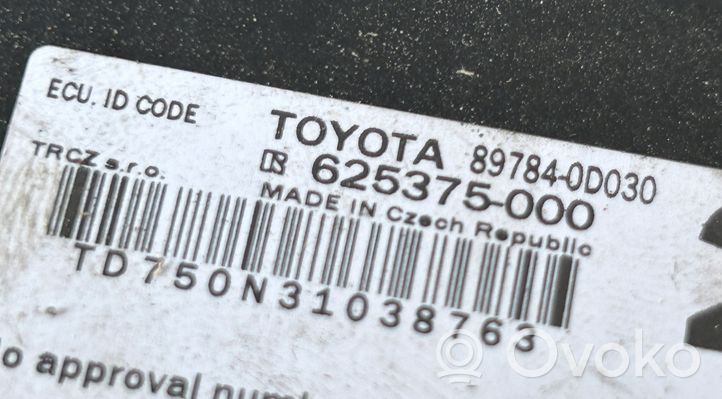 Toyota Yaris Altre centraline/moduli 897840D030