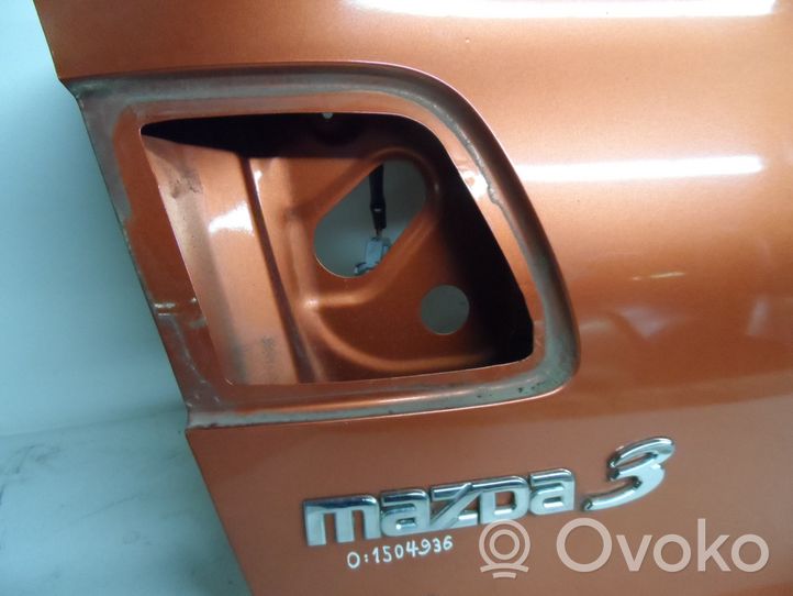 Mazda 3 I Tylna klapa bagażnika BNYV5261XD