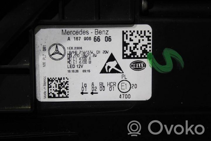 Mercedes-Benz GLE W167 Etu-/Ajovalo A1679066606