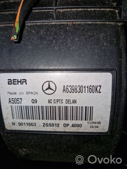 Mercedes-Benz Vito Viano W639 Salono oro mazgo komplektas A6398301160