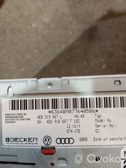 Audi A6 S6 C6 4F Unité / module navigation GPS 4E0919887L