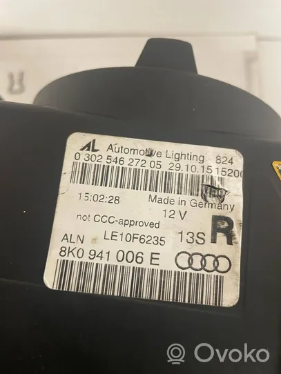 Audi A4 S4 B8 8K Etu-/ajovalon valaisimen sarja 8K0941005E