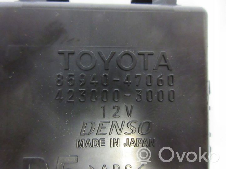 Toyota Prius (XW50) Relais d'essuie-glace 8594047060