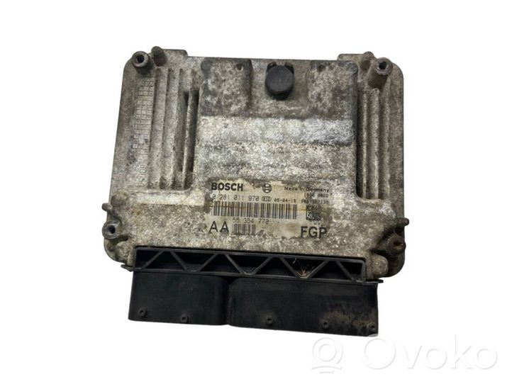 Saab 9-3 Ver2 Calculateur moteur ECU 55354770