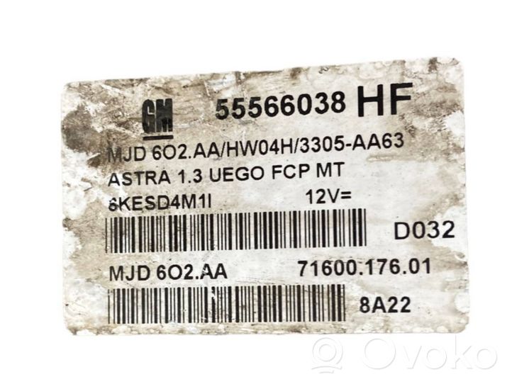 Opel Astra H Sterownik / Moduł ECU 55566038