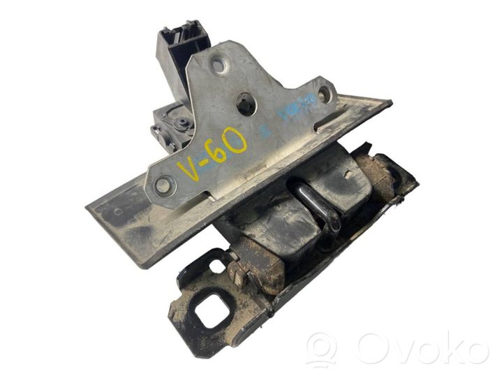 Volvo V60 Blocco/chiusura/serratura del portellone posteriore/bagagliaio 31335045