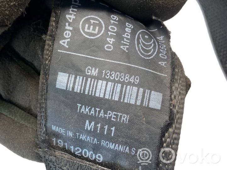 Opel Insignia A Ceinture de sécurité avant 13303849