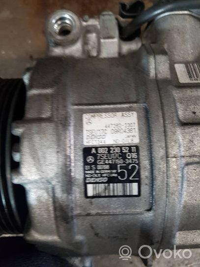 Mercedes-Benz ML W164 Compresor (bomba) del aire acondicionado (A/C)) A0022305211