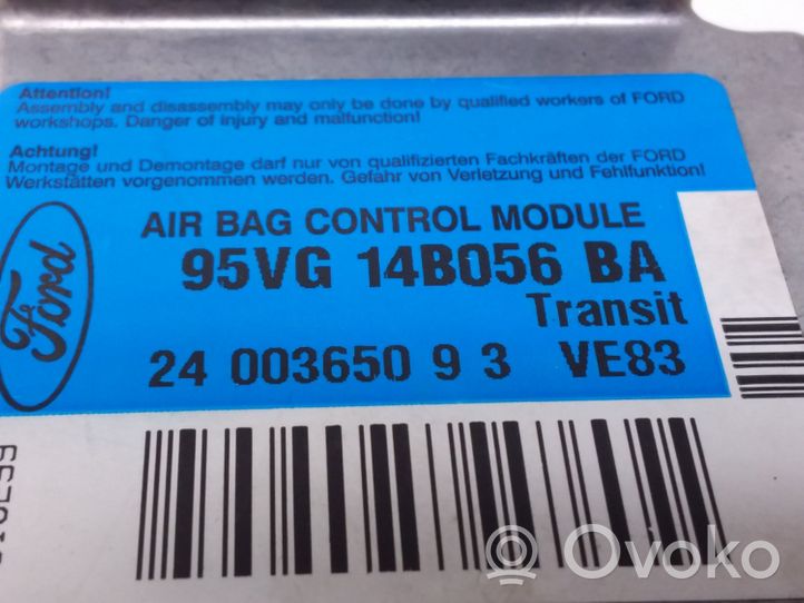 Ford Transit Sterownik / Moduł Airbag 95VG14B056BA