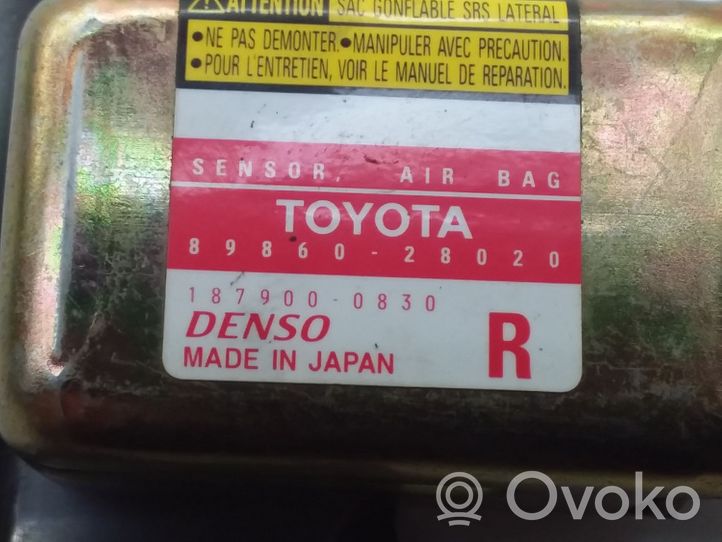 Toyota Previa (XR30, XR40) II Czujnik uderzenia Airbag 8986028020