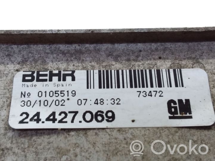 Opel Combo C Välijäähdyttimen jäähdytin 24427069
