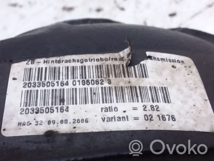 Mercedes-Benz C W203 Mechanizm różnicowy tylny / Dyferencjał 2033505164