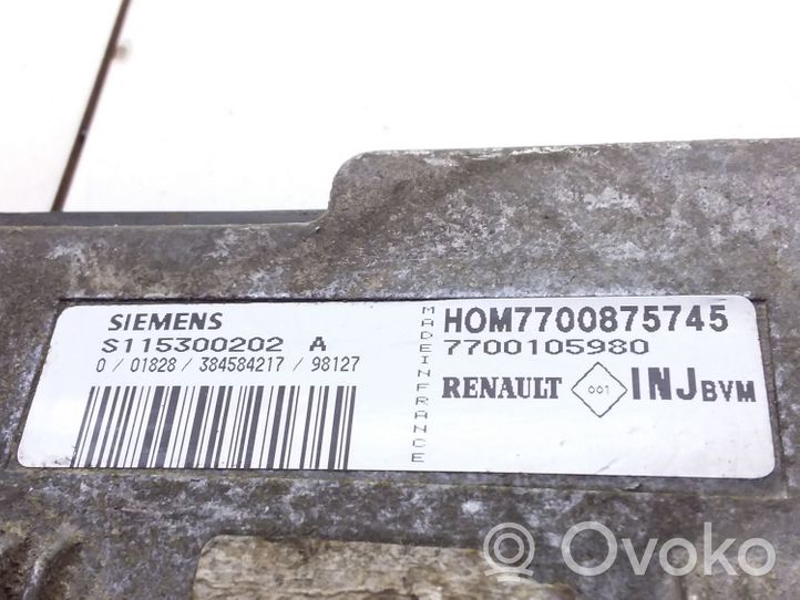 Renault Scenic I Centralina/modulo del motore 7700105980