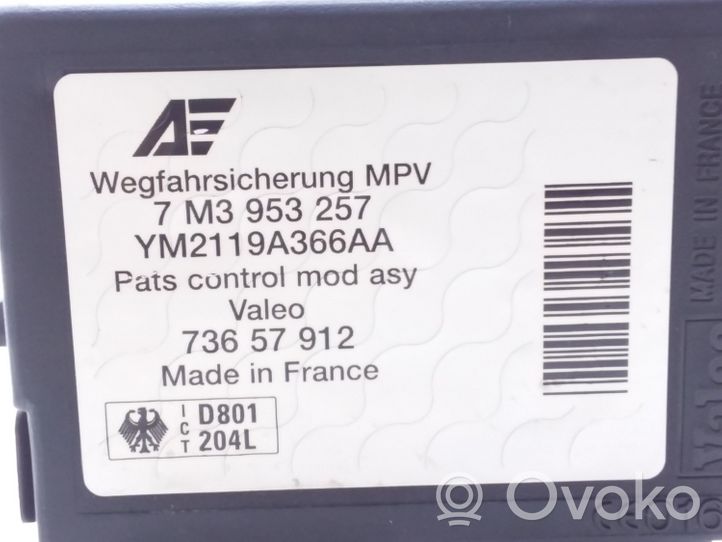 Volkswagen Sharan Centralina/modulo immobilizzatore YM2119A366AA
