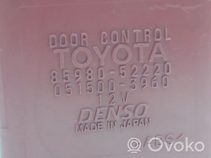 Toyota Yaris Avarinių šviesų rėlė 8598052220