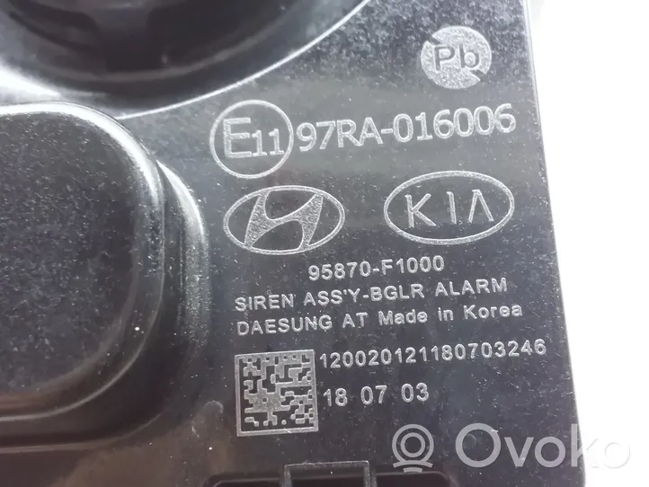 KIA Sportage Alarmes antivol sirène 95870F1000