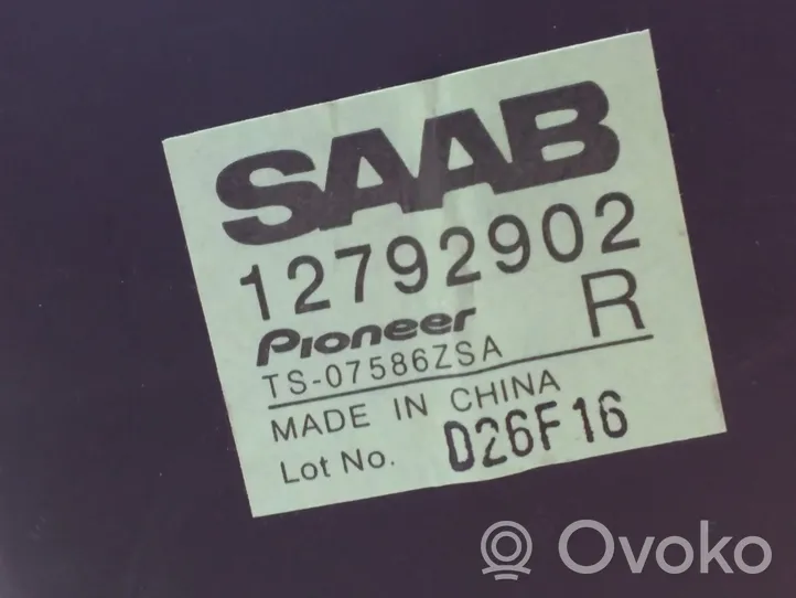 Saab 9-3 Ver2 Altoparlante cappelliera 12792902