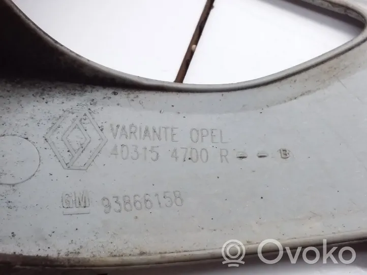 Opel Vivaro R16 wheel hub/cap/trim 93866158