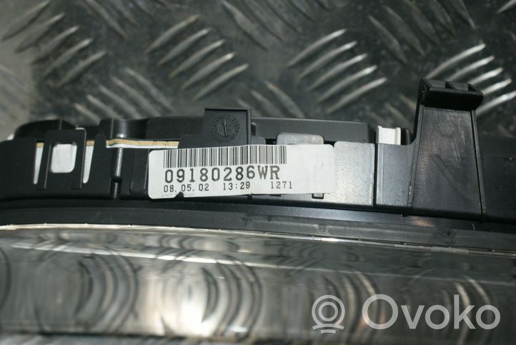 Opel Vectra C Compteur de vitesse tableau de bord 09180286