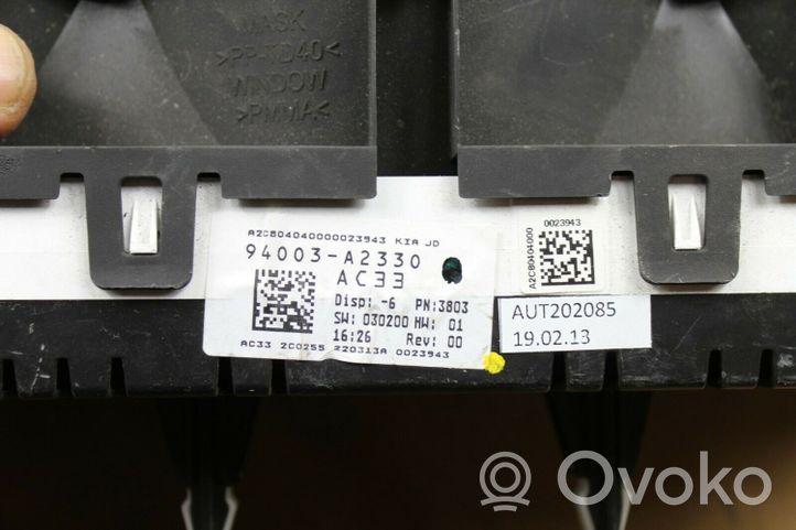 KIA Ceed Tachimetro (quadro strumenti) 94003A2330