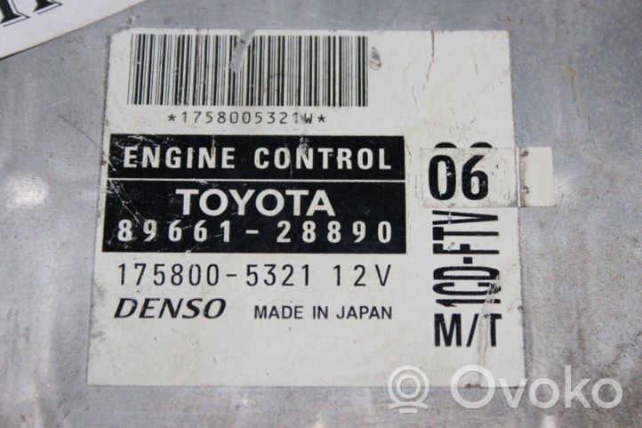 Toyota Previa (XR30, XR40) II Calculateur moteur ECU 8966128890