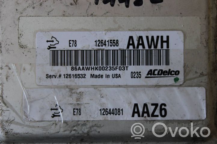 Opel Astra J Capteur ABS arrière 12641558