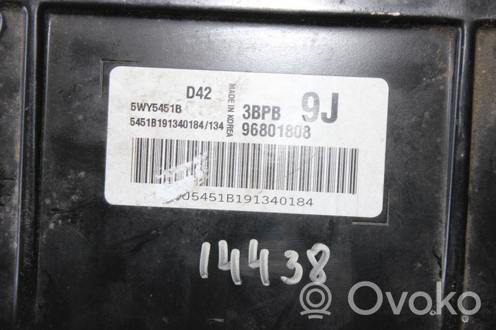 Chevrolet Matiz Komputer / Sterownik ECU silnika 96801808