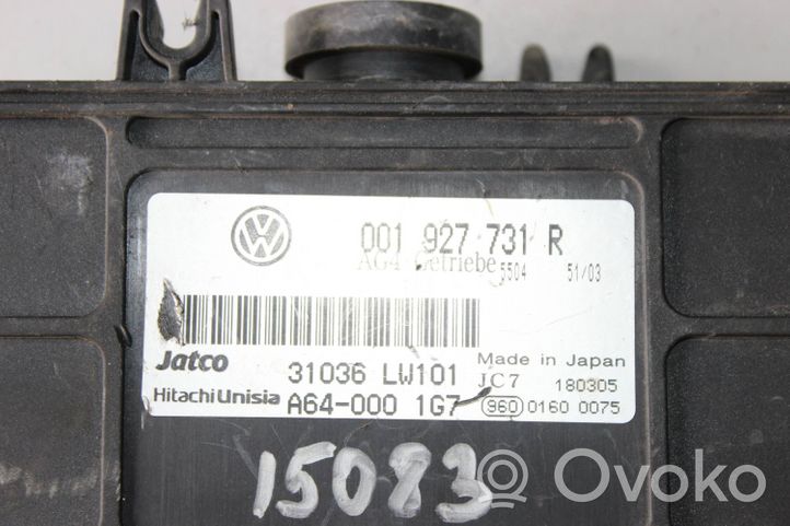 Volkswagen Polo IV 9N3 Module de contrôle de boîte de vitesses ECU 001927731R