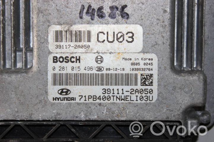 Hyundai i20 (PB PBT) Sterownik / Moduł ECU 391112A050